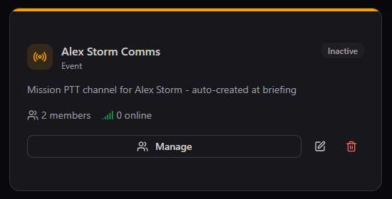 Create New Channel modal
