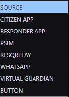 Event Source filter dropdown