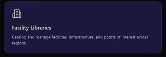 Facility Libraries module tile